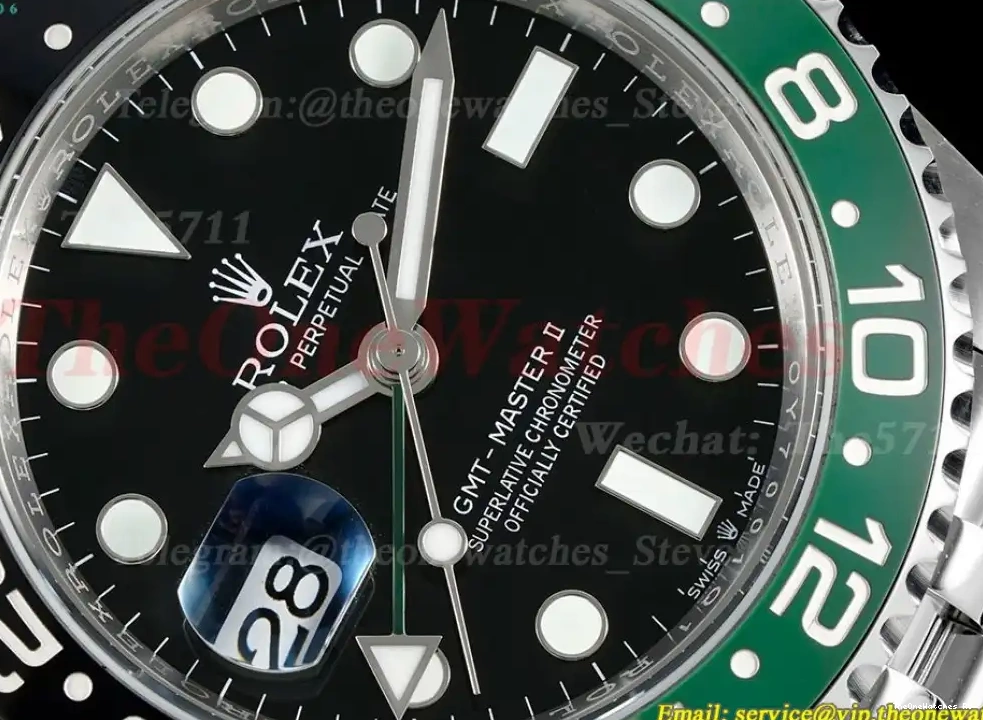 SS Master 126720 SS 40mm II Dial EWEF SH3285 Sprite Jub Black GMT 0627